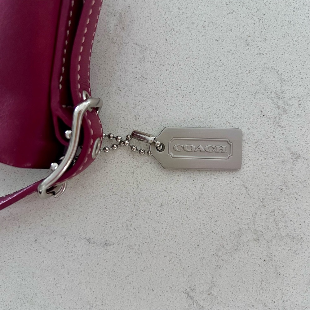 Coach Red Leather Mini Bag - Picture 6 of 11